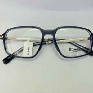 Crystal Blue Geometric Square Eyewear