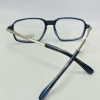 Crystal Blue Geometric Square Eyewear - Image 4