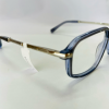Crystal Blue Geometric Square Eyewear - Image 2