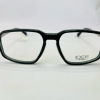 Glossy Black Geometric Square Eyewear - Image 8