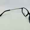 Glossy Black Geometric Square Eyewear - Image 6