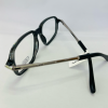 Glossy Black Geometric Square Eyewear - Image 3